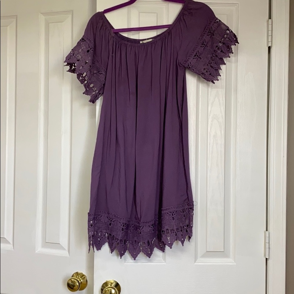 off the shoulder dress